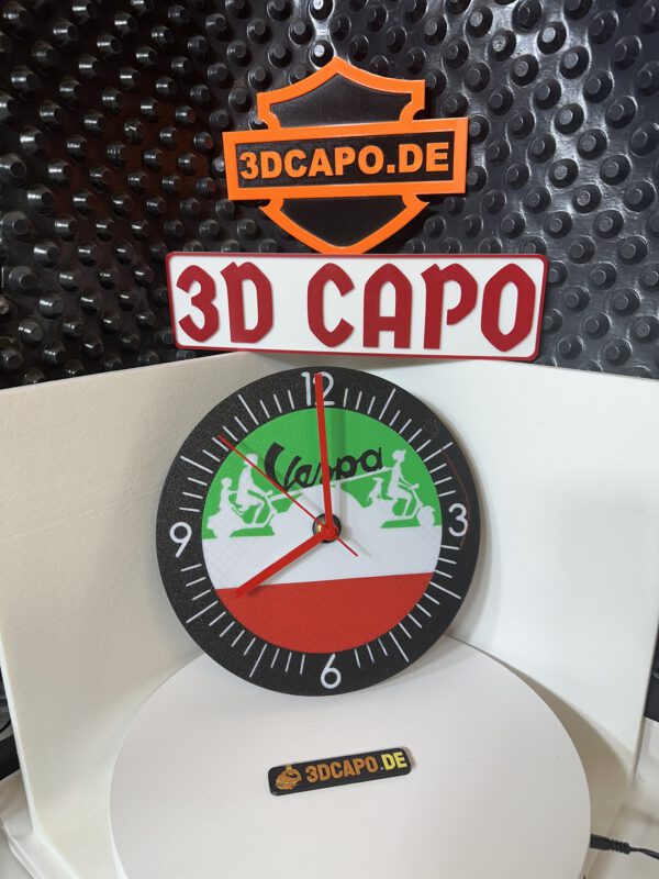 Vespa-Style Wanduhr - Italian Style – Bild 4