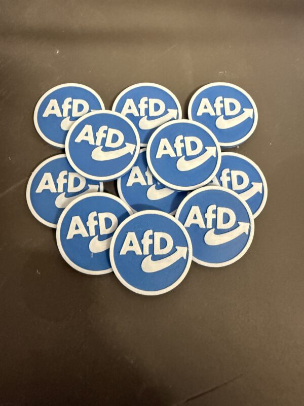 Einkaufswagenchip - Alternative für Deutschland- AfD