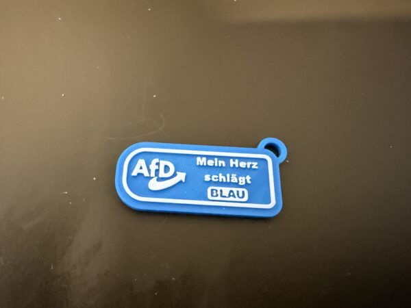 Schlüsselanhänger „AfD - Alternative für Deutschland“ Variante 2