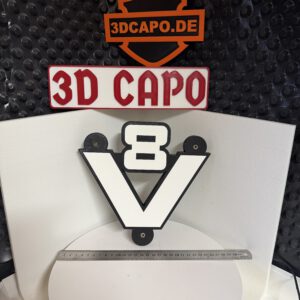 Leuchtschild altesV8 - Scania Logo m. Saugnapf für Scheibe (B-Ware)