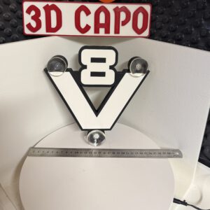 Lightbox Leuchtschild Scania V8 altes Logo - Vabis - old school LED für Scheibe