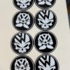 VW Skull Glasuntersetzer-Set (5 Stk. + Halter) Totenkopf - Volkswagen – Bild 5